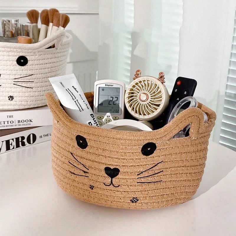 Paniers de Rangement - CottonStorageBaskets™ - Marron - Bien chez soi