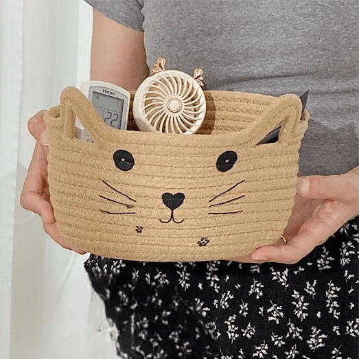Paniers de Rangement - CottonStorageBaskets™ - Marron - Bien chez soi