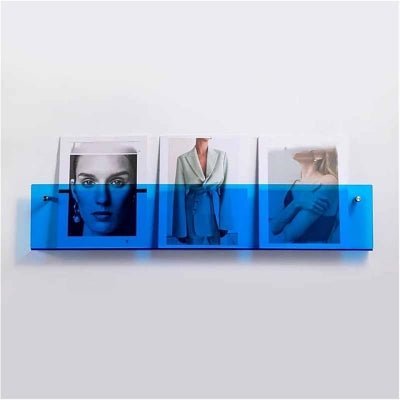 Porte revue mural - ModernStorageRack™ - Bleu - Bien chez soi