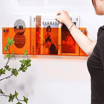 Porte revue mural - ModernStorageRack™ - Orange - Bien chez soi