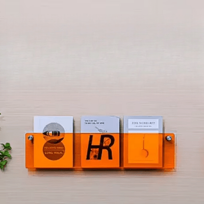 Porte revue mural - ModernStorageRack™ - Orange - Bien chez soi