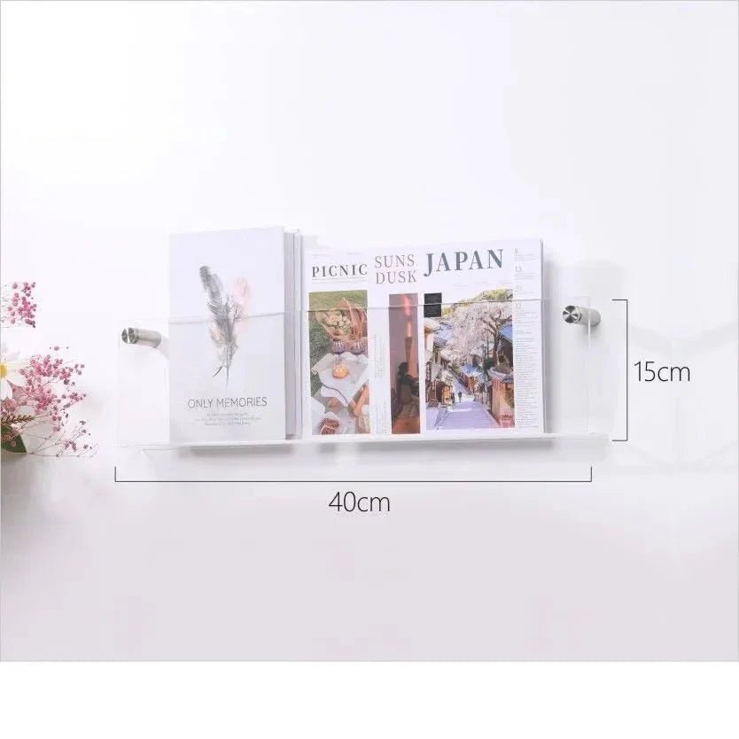 Porte revue mural - ModernStorageRack™ - Transparent - Bien chez soi