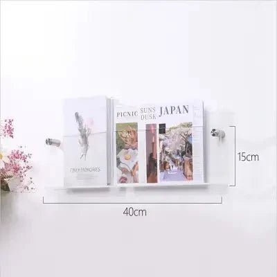 Porte revue mural - ModernStorageRack™ - Transparent - Bien chez soi
