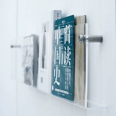 Porte revue mural - ModernStorageRack™ - Transparent - Bien chez soi