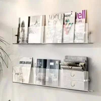 Porte revue mural - ModernStorageRack™ - Transparent - Bien chez soi