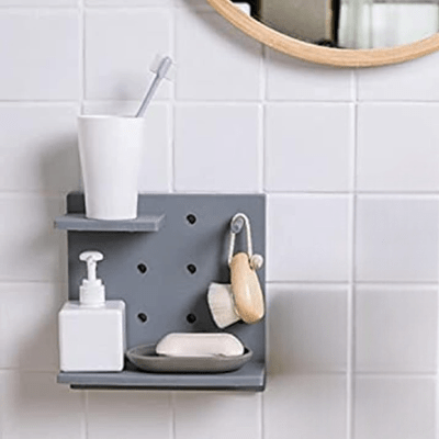 Rangement Mural - WallGrid™ - Gris - Bien chez soi