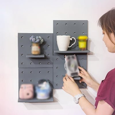 Rangement Mural - WallGrid™ - Gris - Bien chez soi