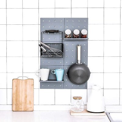 Rangement Mural - WallGrid™ - Gris - Bien chez soi