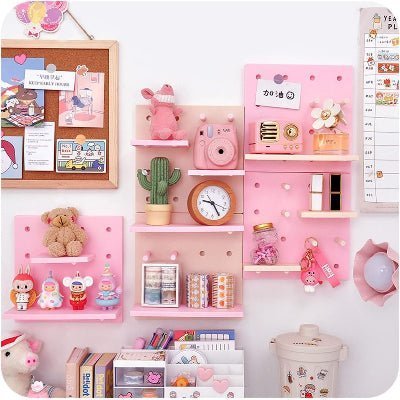 Rangement Mural - WallGrid™ - Rose - Bien chez soi