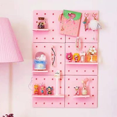 Rangement Mural - WallGrid™ - Rose - Bien chez soi
