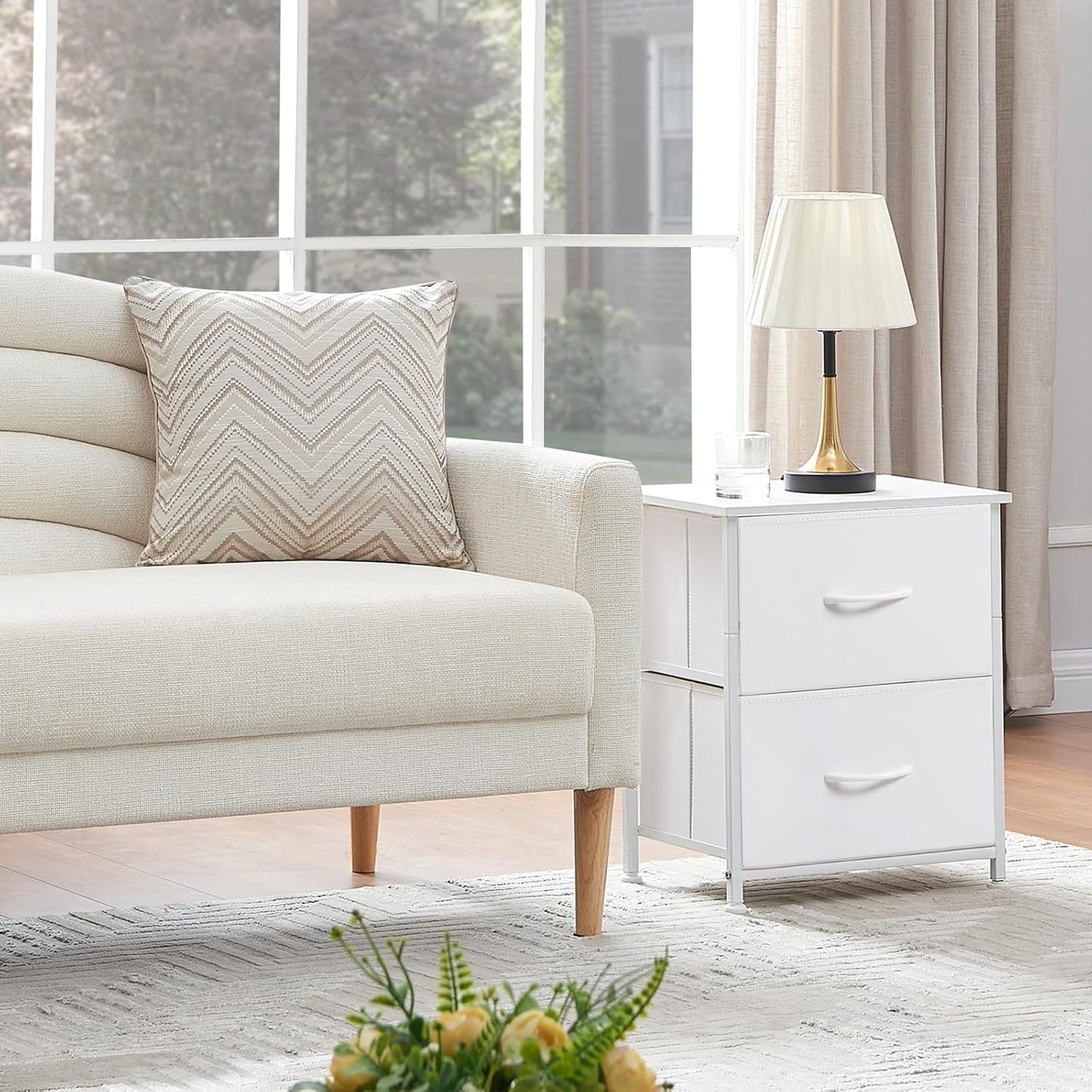 Table de Chevet - JHKCab™ - Blanc - Bien chez soi