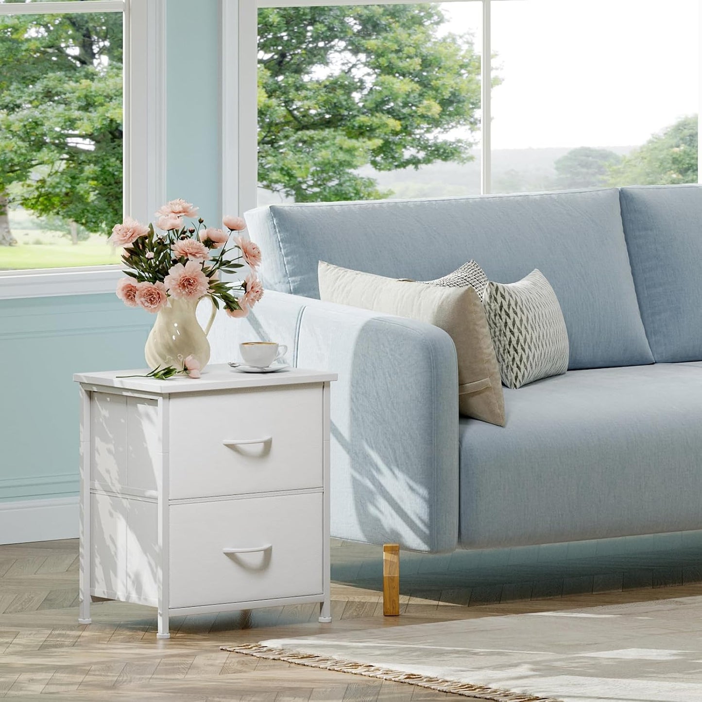 Table de Chevet - JHKCab™ - Blanc - Bien chez soi