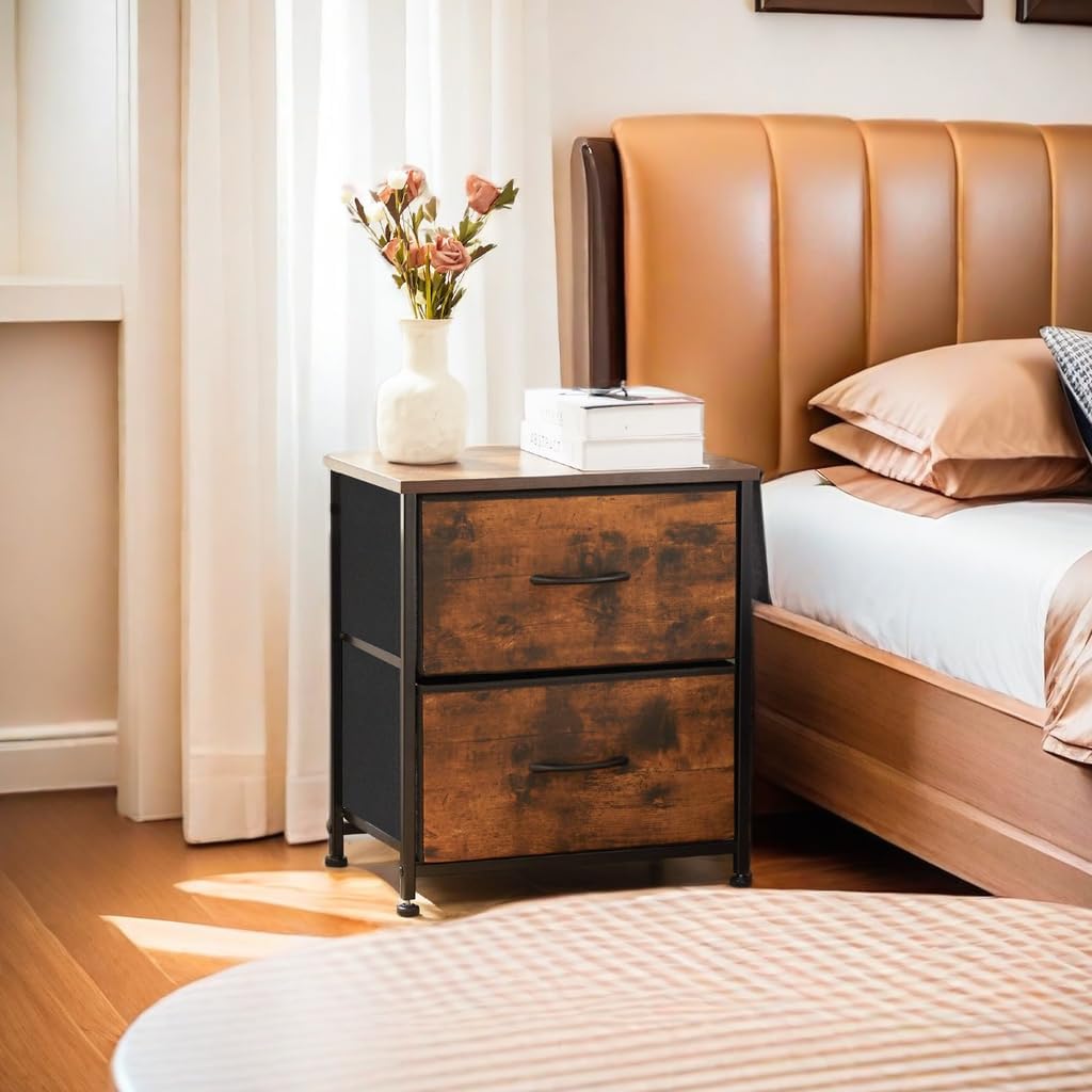 Table de Chevet - JHKCab™ - Brun - Bien chez soi