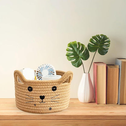 Paniers de Rangement - CottonStorageBaskets™ - Marron - Bien chez soi
