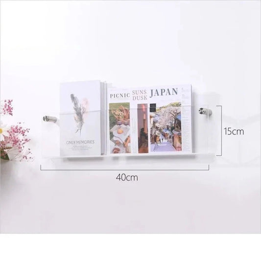 Porte revue mural - ModernStorageRack™ - Transparent - Bien chez soi