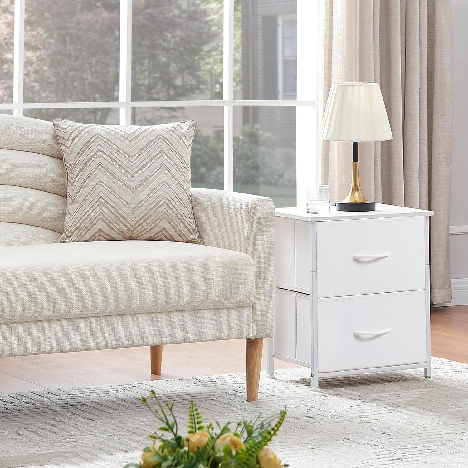 Table de Chevet - JHKCab™ - Blanc - Bien chez soi