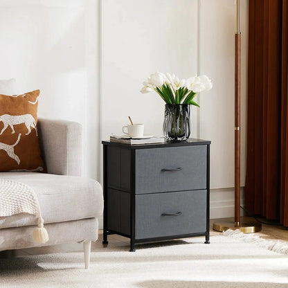 Table de Chevet - JHKCab™ - Gris - Bien chez soi