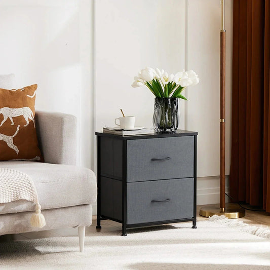 Table de Chevet - JHKCab™ - Gris - Bien chez soi