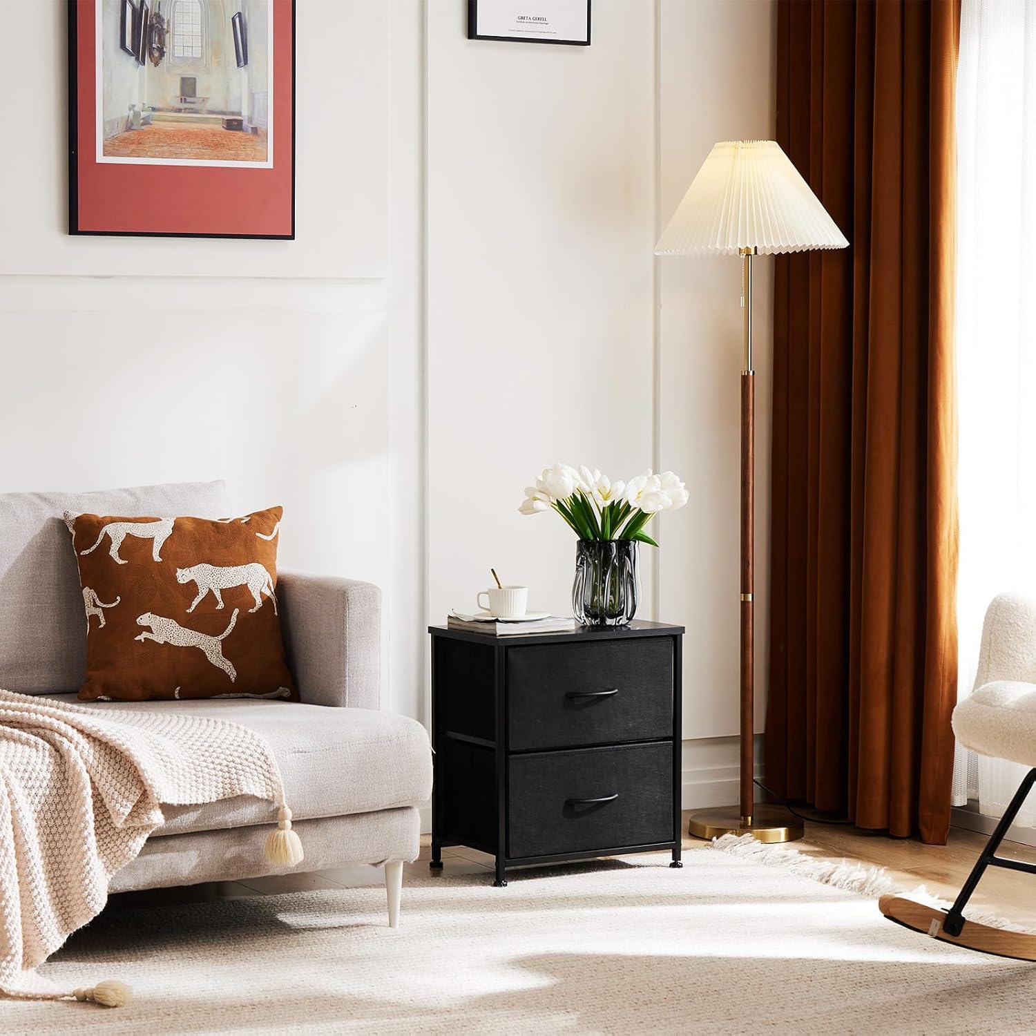 Table de Chevet - JHKCab™ - Noir - Bien chez soi