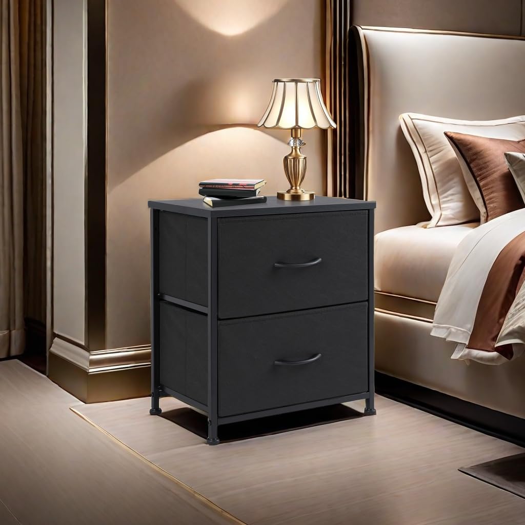 Table de Chevet - JHKCab™ - Noir - Bien chez soi